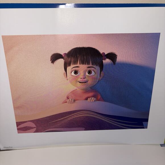 Monsters Inc Disney Store Pixar Exclusive Lithograph Portfolio Set of 4 Prints - Picture 10 of 10